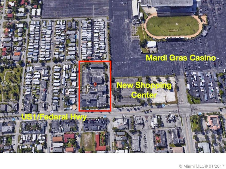 John DeMarco with Re/Max 5 Star Realty is proud to represent the sale of 601 N Federal Hgwy Hallandale Beach FL 33009. The subject property consists of 2.77 acres (120,777 sf) of land directly located on US1 in east Hallandale Beach Florida. This site contains 270 feet of frontage on US1/Federal Highway and 438 feet along NE 6 & 7th streets. The physical dimensions, location, and liberal zoning make this property ideal for several types of development projects.