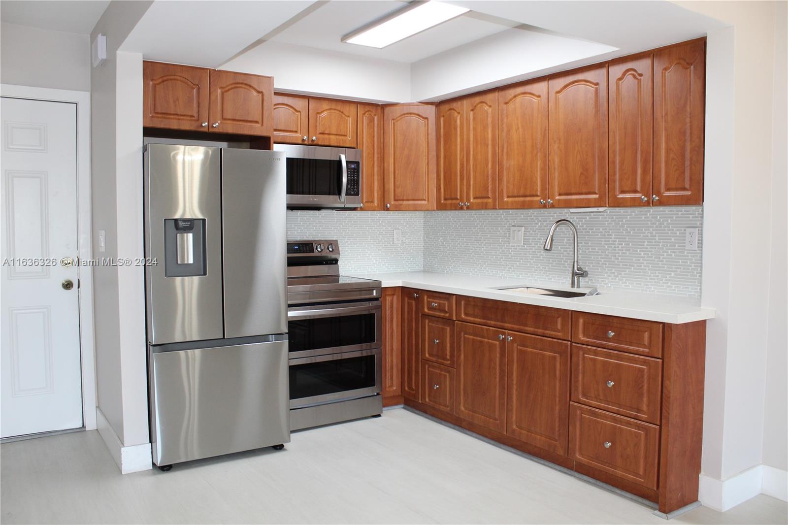Beautiful 2/1.1 condominium in Hialeah. New bathrooms, new kitchen, new AC, new tankless water heater, new impact windows and slider, new appliances! The unit is on the 4th floor and in the corner, so you have no neighbors above or beside you.