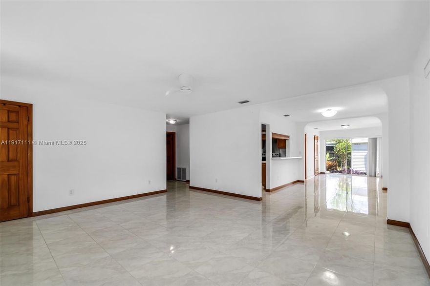 COTTAGE IN PALMETTO BAY, EFFECTIVE YR BUILT IS 1986...EASY 3/2 SHES A 2/2 W/ 2 PRIMARY SUITES, ONE OF THE PRIMARIES HAS A SITTING AREA(POSSIBLE 3RD BEDROOM) ON 7150 SQ FT LOT. A GREAT FLOOR PLAN, FRESHLY PAINTED, ALL NEW APPLIANCES, NEW A/C UNIT, NEW ROOF. & ACCORDIAN SHUTTERS.THE PROPERTY IS FENCED W/ ASSORTED FRUIT TREE'S WITH A DETACHED SHED. WITHIN WALKING DISTANCE TO TRANSPORTATION, SHOPPING CLOSE TO US-1 LOADING WITH SHOPPING, ENTERTAINMENT AND RESTAURANTS. NO ASSOCIATION, LG YARD ON MUNICAPAL UTILITIES. THIS IS A SLEEPER MUST SEE..