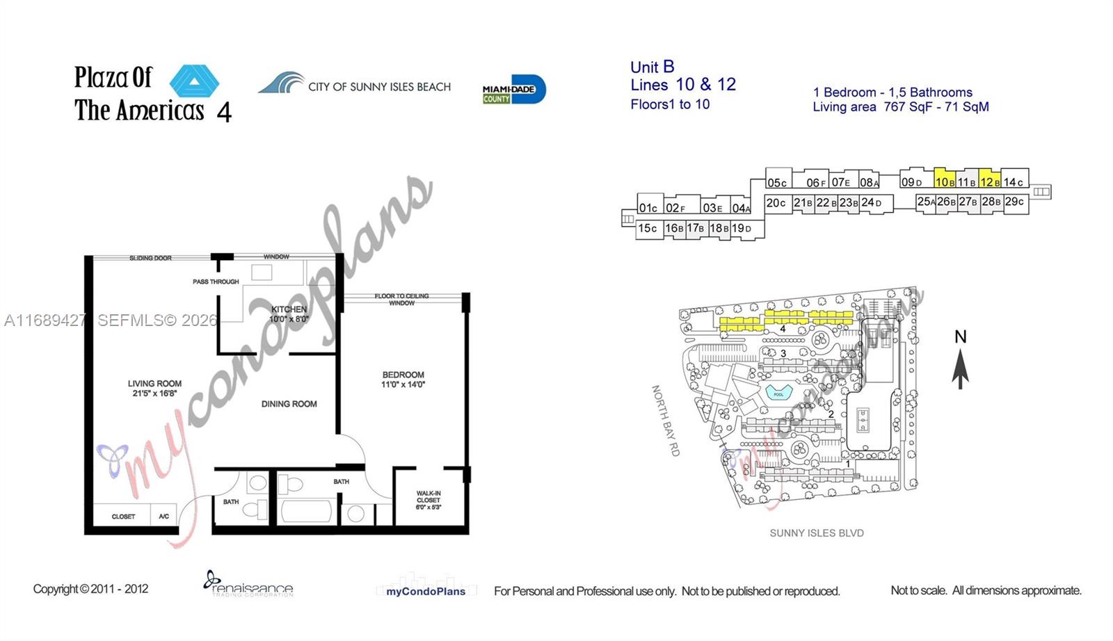PLAZA OF AMERICAS CONDO P - Residential