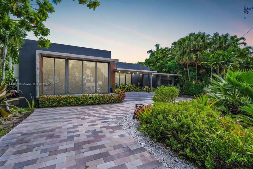 Move in Today – construction is done!!! Welcome to this Stunning New 1 story residence in the exclusive 24/7 guard-gated community of Keystone Point Islands. Situated on a quiet dead-end street, this modern designed home offers 4 spacious beds + office/den, 4 & ½ baths, all within 4,092 sq ft under a solid concrete roof. Enjoy the ultimate in privacy with serene courtyard pool, surrounded by a generous 12,614 sq ft lot! Built for comfort and peace of mind, the home features hurricane-impact windows & doors, alarm system, Sonos-integrated exterior speakers, a mosquito mister sys, and is pre-wired with an automatic transfer switch for a generator (generator not included). High ceilings and abundant natural light enhance the open layout, & 1-car garage completes this exceptional offering.