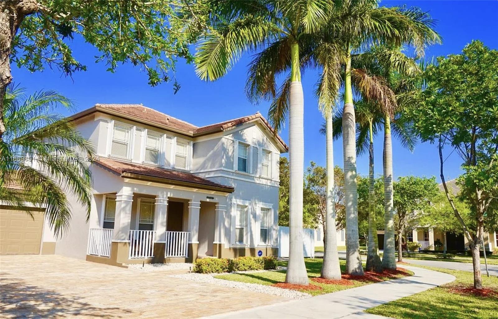 Beautiful 2-Story, Pool Home home. Excellent Neighborhood. This property features 4 bedrooms and 2.5 baths, a spacious kitchen, a pool, and a jacuzzi. Situated on a corner lot with room for boat storage. No association approval required. Pool and lawn maintenance are included.