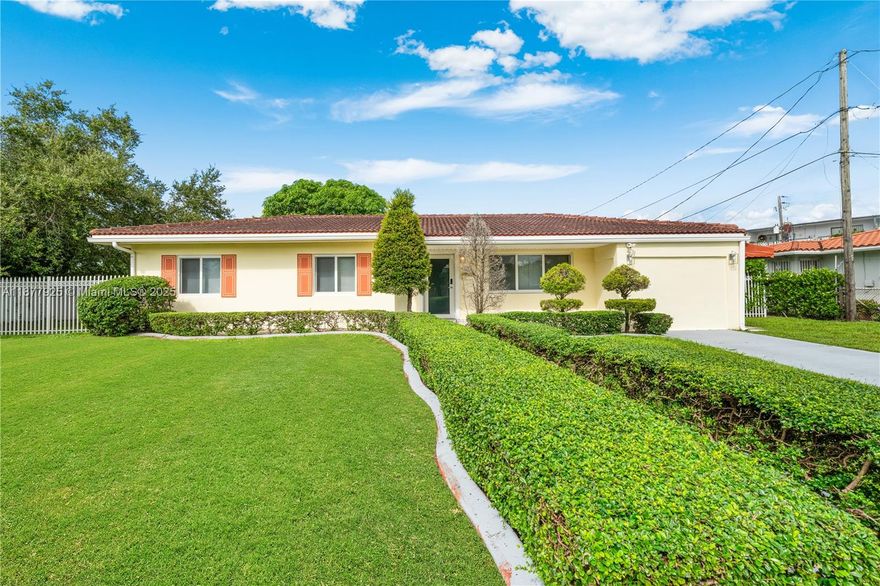 Live the perfect Miami lifestyle in this fully remodeled single-family home with 5 bedrooms, 3 bathrooms, and a private office! Sitting on a spacious 10,300 sq ft double Lot, this home features a modern kitchen with stainless steel appliances, stylish bathrooms, impact windows and doors, and all-new flooring. Enjoy a Florida room, a private guest suite with separate entrance, and a huge backyard with room for a pool. Just 10 minutes from Coral Gables’ finest restaurants, supermarkets, and shops. You’ll have everything you need right at your doorstep. Don’t miss this opportunity to combine space, style, and convenience in one incredible home!
THIS PROPERTY IS CURRENTLY RENTED ALSO OFFERS AN EXCELLENT INVESTMENT OPPORTUNITY!
EASY TO SHOW.