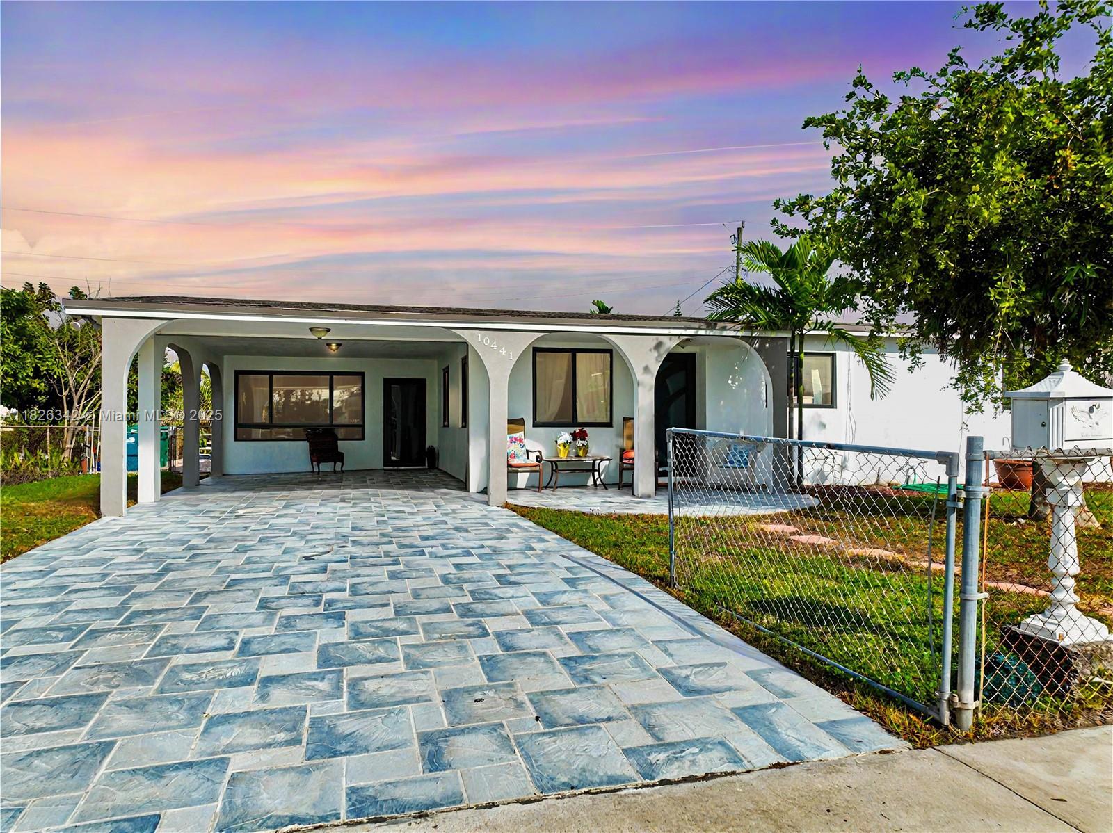 Welcome to this beautiful single-family home offering 3 bedrooms and 3 bathrooms plus a Den/Office. This
property boasts spacious living areas, including a living room, kitchen, family room, and dining area. Vast primary bedroom with an en-suite bathroom with a tub and a shower, a dedicated laundry room, and a spacious carport & driveway for multiple car parking. Step outside to a large yard featuring a screened-in pool and patio— perfect for relaxation or entertaining guests. Located in Richmond Heights, a prime central location near US-1 and the Florida Turnpike, this home is just minutes from restaurants and shopping centers. Best of all, there’s NO HOA! Don’t miss out on this incredible opportunity. Enjoy an immersive 3D virtual tour. NO HOA!!! May the FORCE be with you!