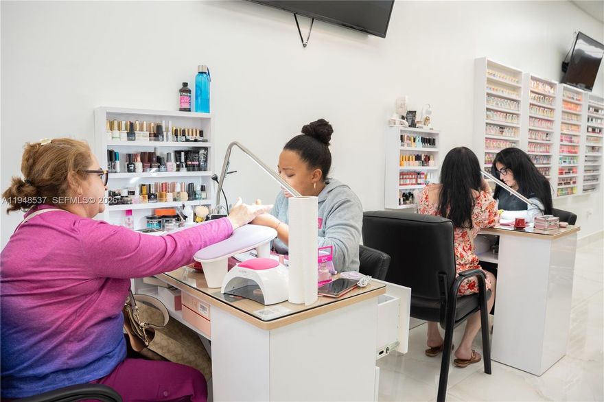 Well-established and fully operational nail salon located in a high-traffic commercial area with excellent visibility. This turnkey business is fully equipped with multiple manicure and pedicure stations, a modern reception area, and a clean, efficient layout designed for smooth daily operations. Inventory included. Favorable lease terms in place.

The salon benefits from a loyal and recurring customer base, consistent walk-in traffic, and strong local demand. Ideal opportunity for an owner-operator or investor seeking a stable business with immediate cash flow. Additional upside potential by expanding services such as spa treatments, aesthetics, or retail product sales.

Professionally maintained space with minimal management required. Suitable for experienced operators or first-time buyers looking for a proven concept. Financials and further details available upon request.