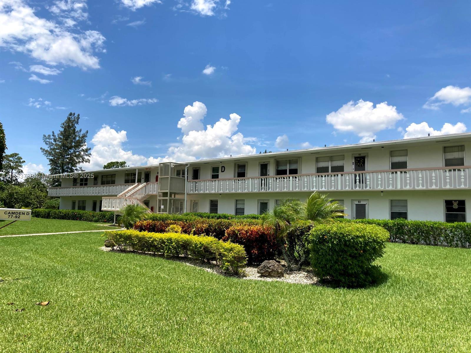 Enjoy resort-style living in this beautifully renovated 1BR/1.5BA condo in the desirable 55+ Century Village community in West Palm Beach. Fully furnished and move-in ready, this waterfront unit features stunning lake views, a brand-new kitchen with stainless steel appliances, modern cabinets, and countertops. Both bathrooms have been tastefully updated, including a tiled shower and new vanities. New plank tile flooring throughout, 2 new wall A/C units, and a new water heater offer comfort and style. Relax on your enclosed patio overlooking the serene lake. Century Village offers top-notch amenities including pools, fitness center, clubhouse, and more. Don't miss this perfect seasonal or annual rental!