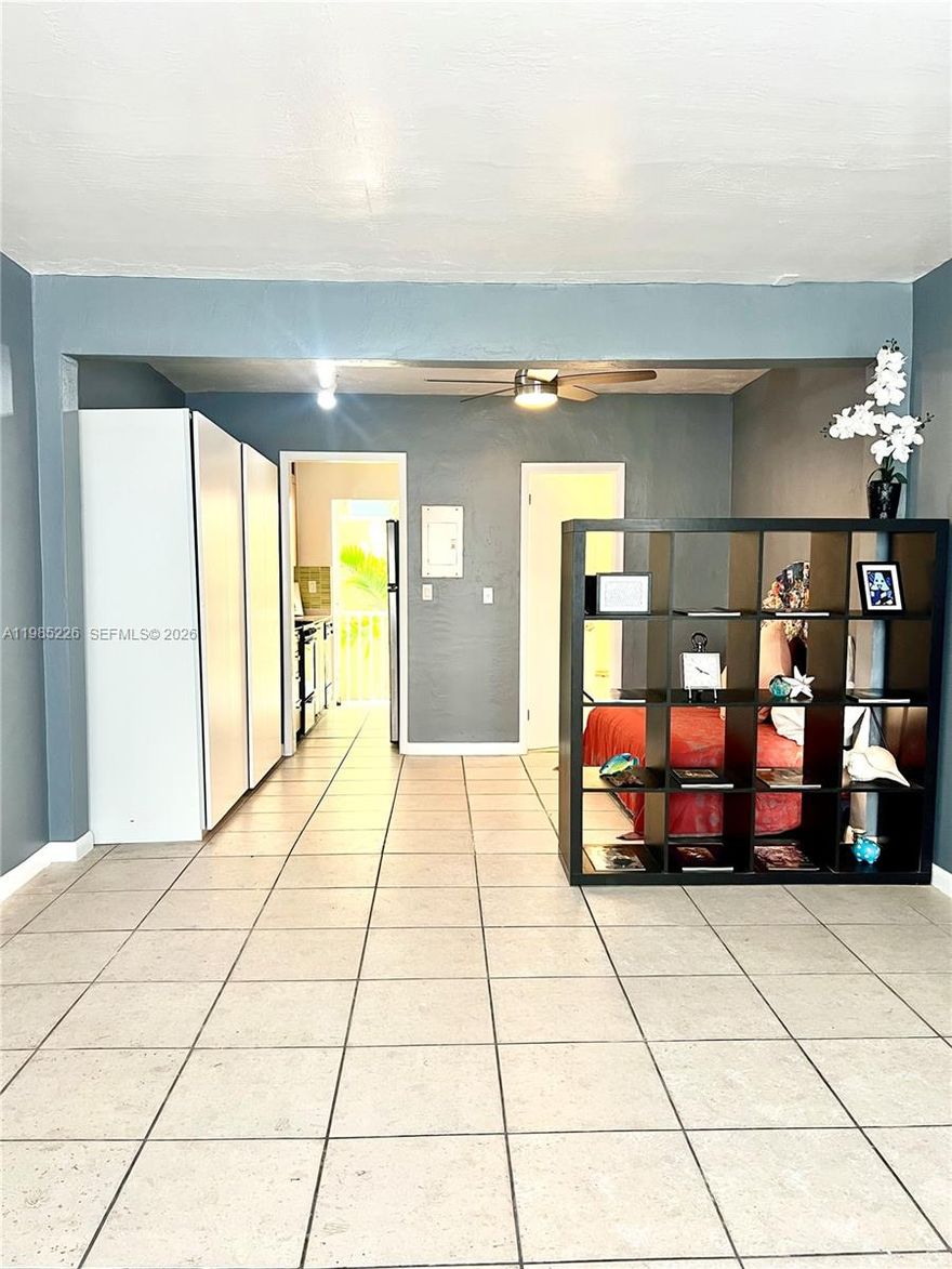 PARKING! Heart of SoBe, discover your perfect South Beach urban pad! This spacious, large-square-foot studio apartment offers quintessential Miami living, just four blocks from the beach and two blocks from Lummus Park & Flamingo Park on tree-lined Meridian Avenue. The entire unit has been refreshed with a crisp paint job, creating a bright and inviting atmosphere. The pristine bathroom features a newly glazed finish, brand new lighting fixtures, a new bathroom door, & a new medicine cabinet. Enjoy ultimate comfort year-round with new air conditioning & a heater & a stylish ceiling fan. The expansive layout offers flexible living and sleeping areas. Steps from iconic dining, shopping on Lincoln Road, and the vibrant Art Deco Historic District. Location: Heart of South Beach.