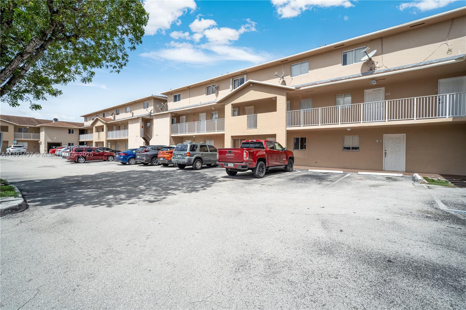Beautiful 2 Bed, 2 Bath Condo with Patio & Rare 2 Parking Spaces. Welcome to this spacious and move-in-ready 2 bedroom, 2 bathroom condo. This unit stands out with 2 reserved parking spaces—a rare and valuable amenity in the area. Enjoy a bright and open floor plan featuring a comfortable living area that flows into your private patio. The in-unit washer and dryer offer added convenience and functionality. Families will appreciate the location in a top-tier A+ rated school district, with access to some of the best elementary and high schools in the area. Commuting is a breeze with excellent connectivity—just minutes from major highways including the Turnpike, 826, 924, and I-75. Plus, the home is near a key transportation hub, making it easy to get around the city or beyond.