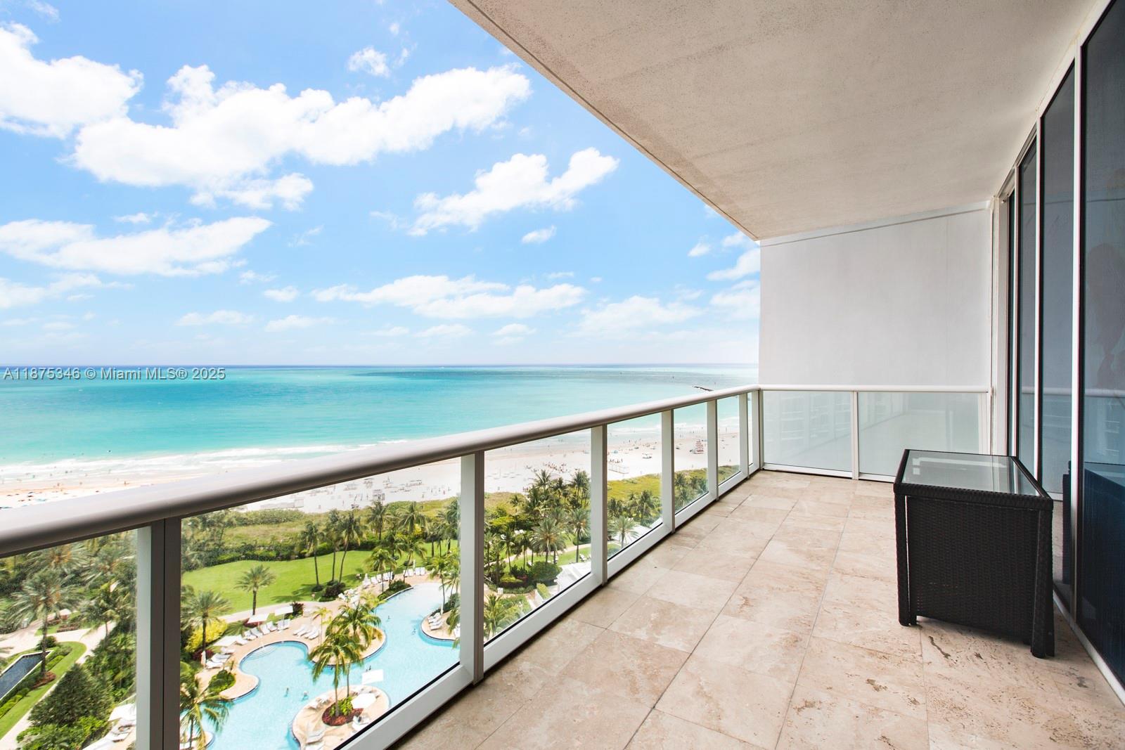 Direct Ocean view! The unfurnished two bedroom home offers a great layout and flow with all usable space. Marble floors throughout the home. Enjoy the amenities of Continuum on South Beach: direct beach access, Beach Club, on-site restaurant, 3-story fitness/spa, lagoon pools, tennis courts and more.
Located in the south of fifth luxury neighborhood in South Beach. Offering ultra high-end condominiums, top rated restaurants, beautiful beaches, the Miami Beach Marina and South Pointe Park.