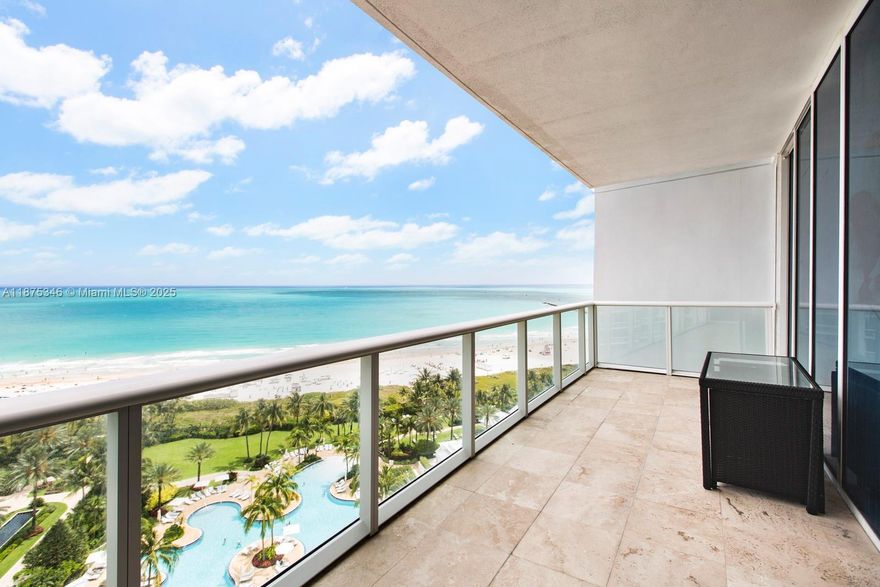 Direct Ocean view! The unfurnished two bedroom home offers a great layout and flow with all usable space. Marble floors throughout the home. Enjoy the amenities of Continuum on South Beach: direct beach access, Beach Club, on-site restaurant, 3-story fitness/spa, lagoon pools, tennis courts and more.
Located in the south of fifth luxury neighborhood in South Beach. Offering ultra high-end condominiums, top rated restaurants, beautiful beaches, the Miami Beach Marina and South Pointe Park.