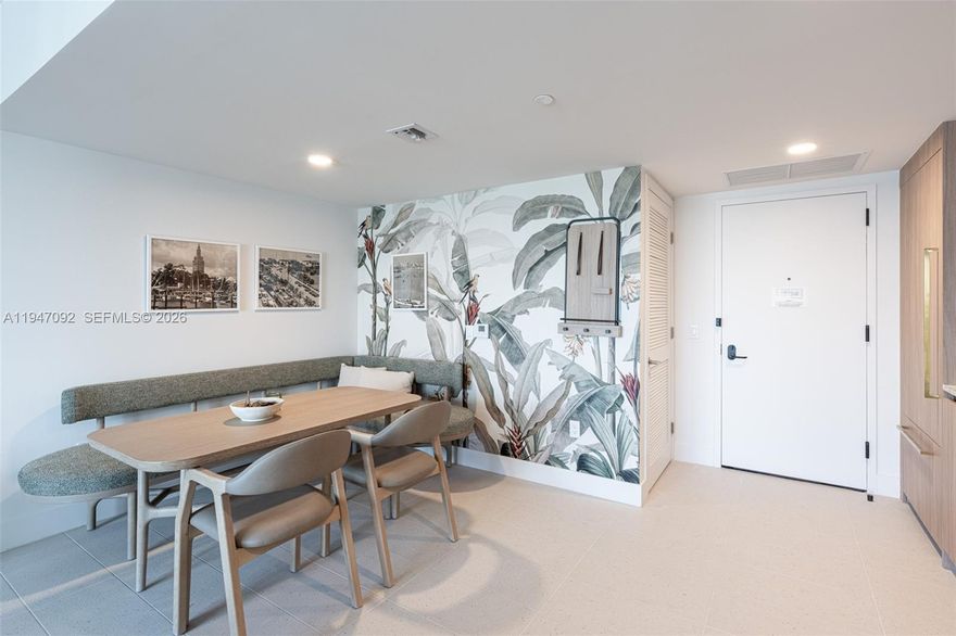 Stylish 1 Bed / 1 Bath at Gale Downtown Miami, Unit 3109. This residence features designer wallpaper accents, a modern open layout, and floor-to-ceiling windows with city views. Airbnb-friendly with the flexibility to self-manage or use a third-party operator — not enrolled in Gale Hotel management. Ideal for investors or end users seeking a short-term rental–approved property in the heart of Downtown Miami, steps from Worldcenter, Brickell, and top dining and entertainment.