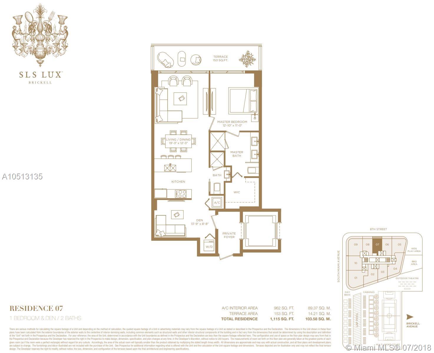 SLS LUX CONDO - Residential Lease