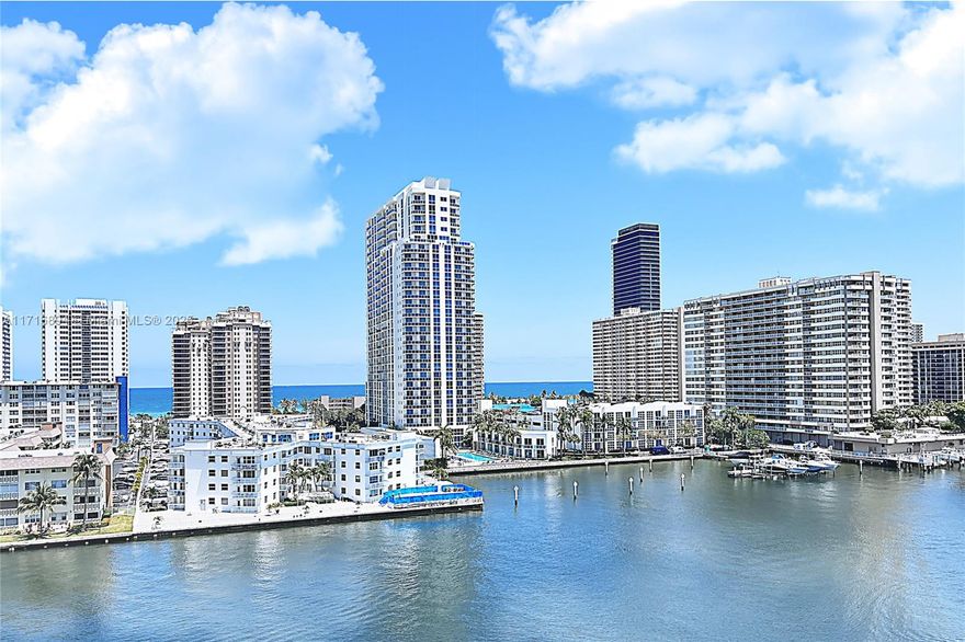 BEST VIEW IN HALLANDALE! WATERFRONT LUXURY IN THIS FULLY RENOVATED,2 BED 2 BATH FULLY
FURNISHED,APARTMENT WITH BREATHTAKING VIEWS OF BOTH OCEAN AND BAY. IMPACT WINDOWS AND
DOORS, TWO BLOCKS FROM THE BEACH. HEATED POOL ,GYM, BBQ AND MORE. PRIME LOCATION IN
HALLANDALE CLOSE TO AVENTURA MALL, SUNNY ISLES, SHOPS AND RESTAURANTS. BUILDING HAVE PASSED 40
YEARS INSPECTION,SPECIAL ASSESSMENT HAS BEEN PAID OF.THE ROOF HAS BEEN FINISHED,NOW THE
BUILDING WILL BE PAINTED IN A LIGHTER COLOR,PROBABLY WHITE AND THE PARKING LOT WILL BE
COMPLETED. WITH THAT FINALIZATION, 50 YEARS INSPECTION IS EXPECTED TO BE COMPLETED BEGINNING OF
2025,AND WITH ONE OF THE LOWEST HOA IN THE AREA,THIS AMAZING APARTMENT REPRESENTS AN
INCREDIBLE OPPORTUNITY. COME CHACK IT OUT