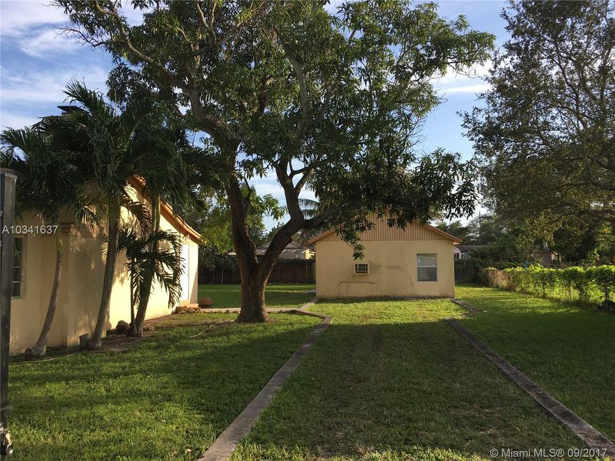 Charming Small House on gated property completely updated 1/1 with garden shared with one other home. brand new kitchen with fridge /microwave / stove.House has been freshly painted and looking for remarkable tenants that will take care of it and its details like their own. Property is easy access to 32 AVE and 62 ST close distance to everything in Miami Area Potential tenant $125 application per pers. Owner will accept 1 occupant only.