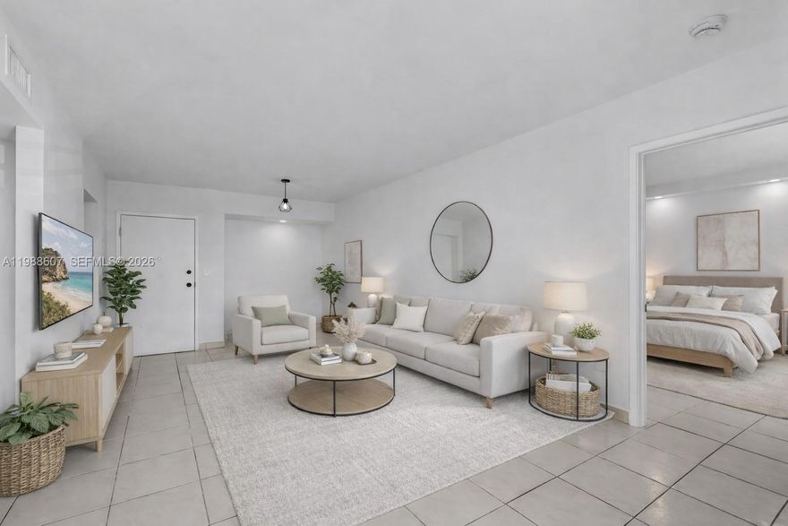 Welcome to Flamingo Courts in the heart of Fontainebleau! This well-maintained 2-bedroom, 2-bathroom condo offers a functional split floor plan, ideal for privacy and comfortable everyday living. The spacious layout features a bright living area, tile flooring throughout, and generous room sizes.

Enjoy the convenience of two assigned parking spaces—an exceptional value in this area—along with hurricane shutters for added peace of mind. The community offers a pool and low HOA, making this an attractive option for both end users and investors.

Located in the heart of Fontainebleau, you are just minutes from major highways including the Palmetto (SR 826) and Dolphin Expressway (836), with easy access to Miami International Airport, Downtown Miami, and Doral. Nearby shopping, dining, and everyday conveniences make this a highly desirable and central location.

A fantastic opportunity to own in a well-connected Miami neighborhood.