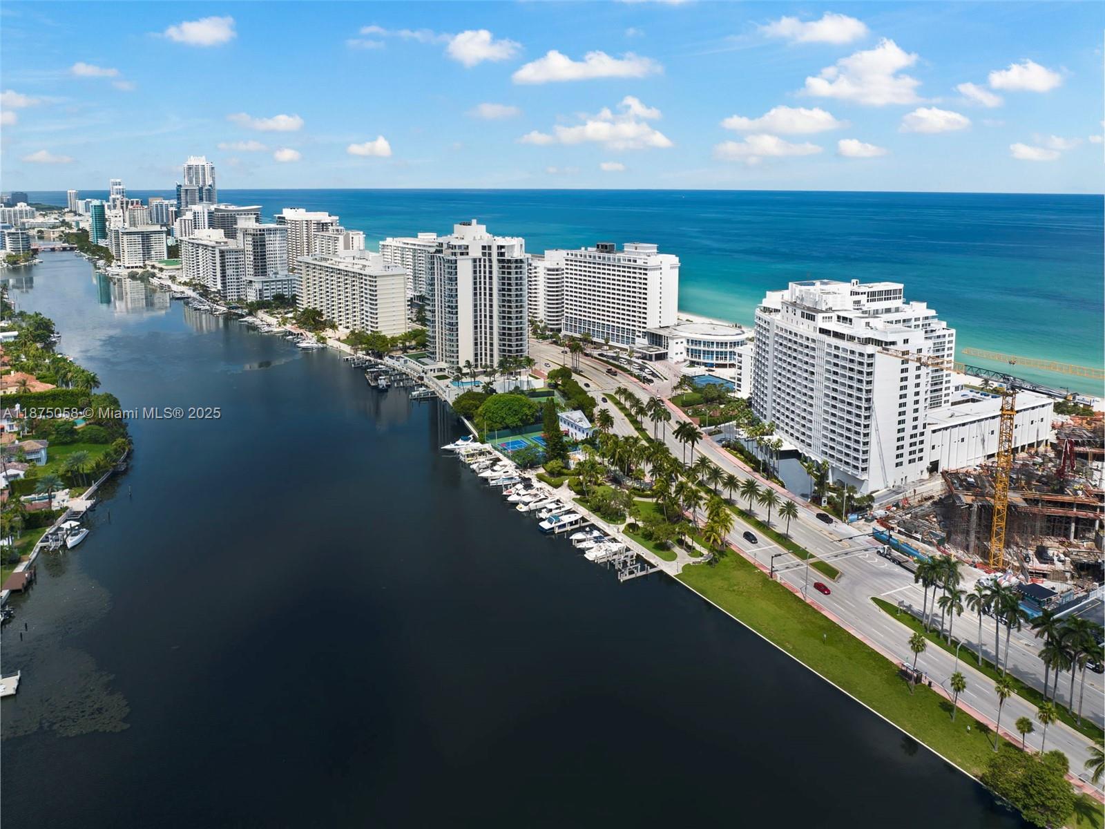 Discover refined Miami Beach living in this fully renovated oceanfront residence on Collins Avenue. A private balcony frames unobstructed views of Indian Creek, Biscayne Bay, and the Miami skyline, while direct beach access and the oceanfront boardwalk place the best of Miami at your doorstep.
The residence blends modern finishes and open, light-filled spaces designed for both comfort and style. Residents enjoy a wealth of resort-style amenities, including a heated swimming pool, jacuzzi, tennis and basketball courts, fitness center, beauty salon, on-site restaurant, and mini-market.
Step outside to the oceanfront boardwalk, ideal for biking, rollerblading, or sunset strolls, and enjoy the 24-hour security, valet parking, and concierge services. Also available for rent.