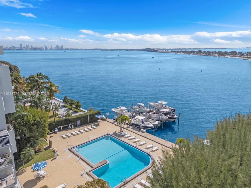 Beautifully maintained unit in the heart of Brickell with stunning city and partial water views. This spacious residence features an open layout with abundant natural light, updated finishes, and a private balcony perfect for relaxing or entertaining. Enjoy a modern kitchen with ample cabinet space, generous bedroom sizes, and plenty of storage throughout.  Located in a well-maintained building offering great amenities including pool, fitness center, and secure access. Prime location just minutes from Brickell City Centre, restaurants, shopping, parks, and major highways.