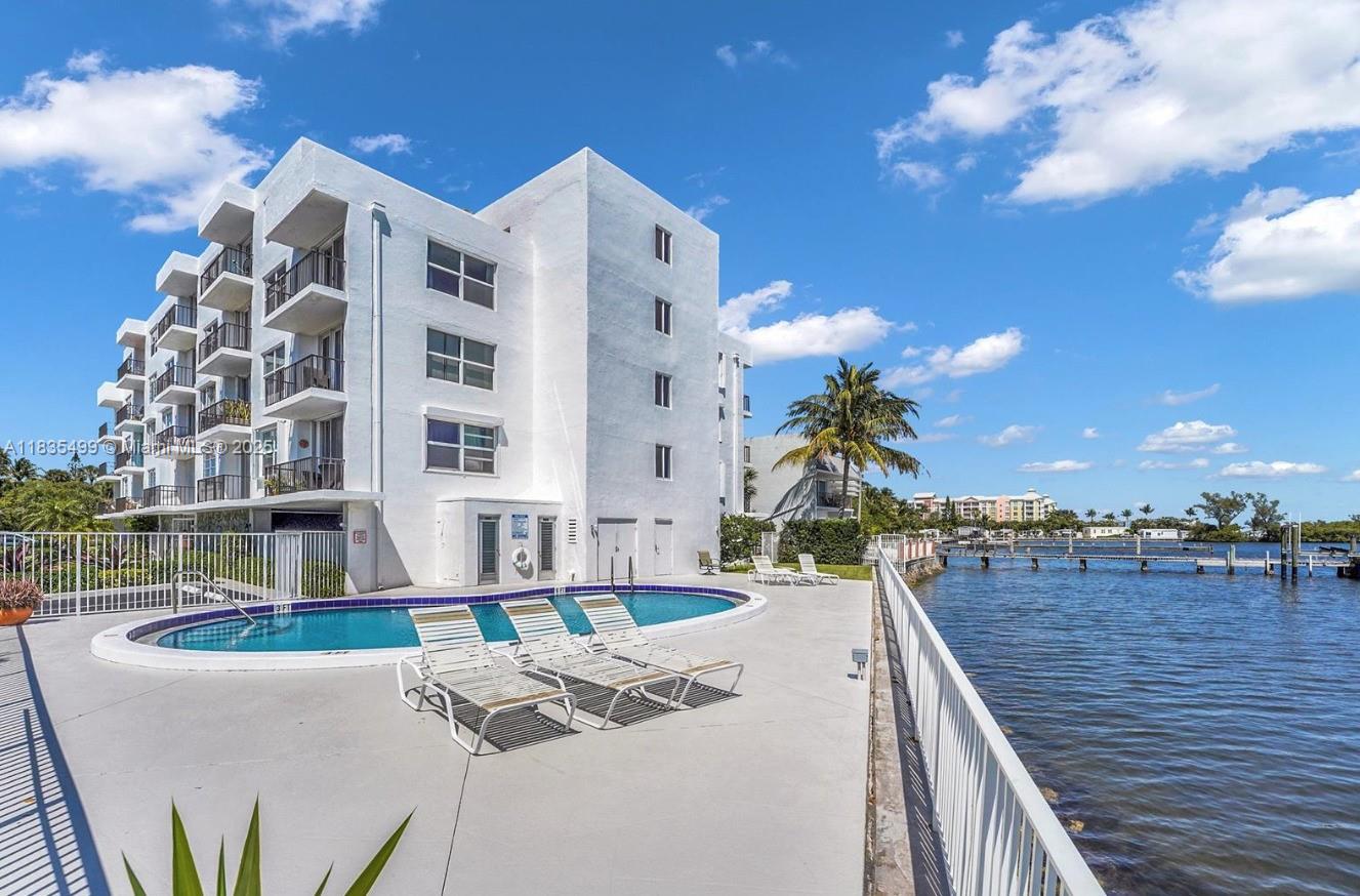 Enjoy the beautiful views of the Intracoastal, Lantana Ocean Avenue bridge, and sunrise from your balcony. The well-maintained five-story building with a marvelous pool & deck directly on the Intracoastal. Low HOA fees. Has hurricane shutters. Close to I-95 and within walking distance to the Lantana Beach, Bicentennial Park, and Ocean Avenue shops/restaurants. 1 covered parking spot under the roof, plenty of guest parking available. Has a brand new water heater and AC. PASSED Milestone and SIR Study. NO SPECIAL ASSESSMENT. GREAT FOR INVESTORS! No Rental Restrictions! Rent immediately after buying. No lender restrictions.