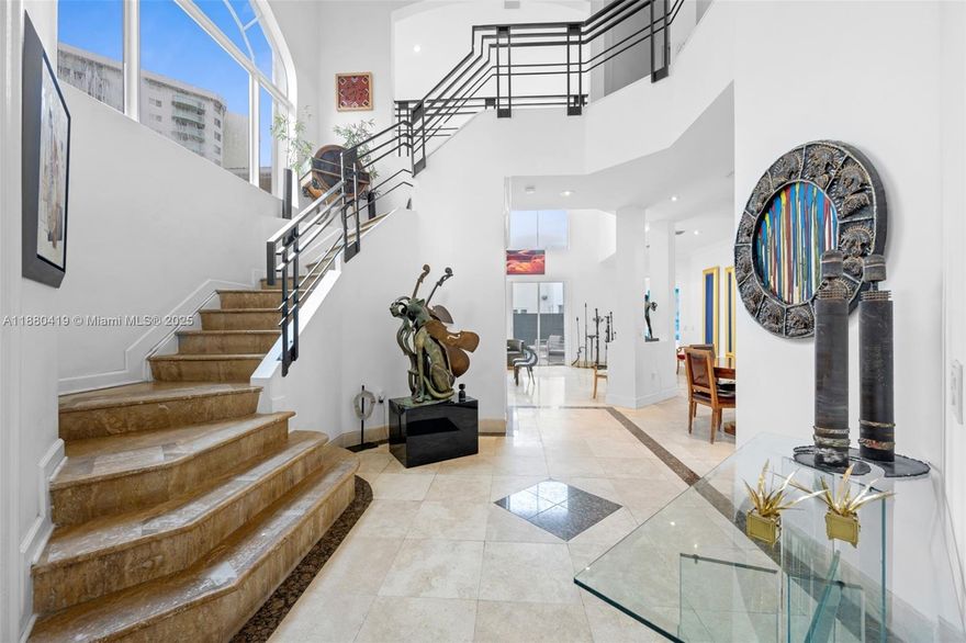 Luxury Living in Sunny Isles Beach! Welcome to this beautifully updated home in the prestigious guard-gated Golden Gate Estates & Marina. Featuring 5 spacious bedrooms and 5.5 bathrooms, this elegant residence boasts newly renovated baths, high ceilings, and designer finishes. The open-concept layout and gourmet kitchen are perfect for entertaining. Step outside to a lush backyard oasis with a fully remodeled pool and spa. Enjoy a two-car garage, laundry room, and access to a private marina, tennis courts and children's playground. Just minutes from world-class shopping, dining, and the beach—coastal living at its finest!