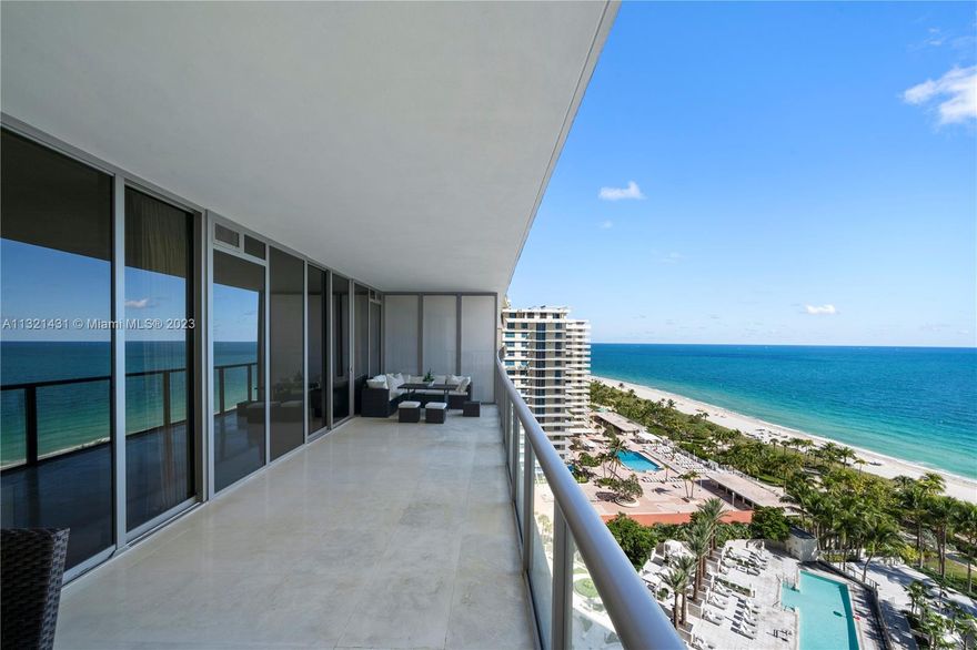 Direct ocean view turn key residence featuring 2 bedrooms, 2 & 1/2 bathrooms ,high end finishes /appliances. Enjoy the St. Regis Bal Harbour luxury lifestyle and all its exclusive amenities: First Class Concierge & Butler Service,Kids Club,State of the Art Remede Spa and Fitness Center, Pool & Beach service, upscale restaurant, St. Regis Bar and much more. Tastefully designed unit ready to move in! Across from world renowned Bal Harbour Shops.
See Broker's remarks.
