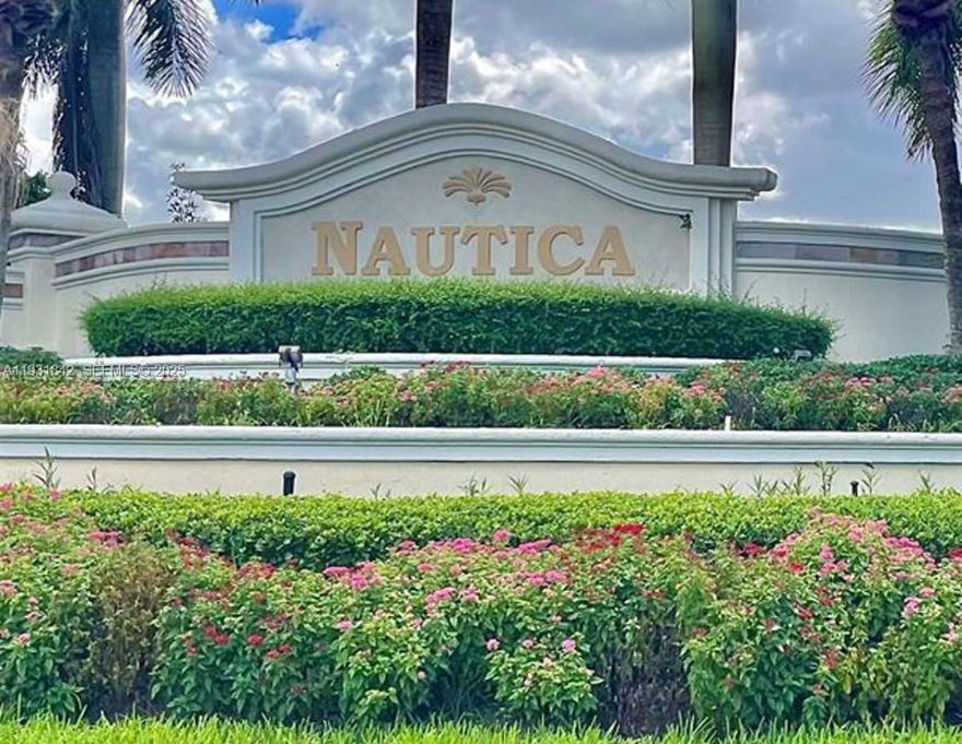 Beautiful and spacious townhouse for rent in the highly desirable, guard-gated Nautica community in Miramar. This well-maintained 4-bedroom, 2.5-bath home offers approximately 1,869 sq ft of living area, a functional floor plan, and a 2-car garage with additional parking available. Unfurnished and built in 2001. Residents enjoy an excellent clubhouse featuring a gym and resort-style pool. Prime location close to major highways, shopping, and schools. Use GPS for directions. Available 12/16/2025.