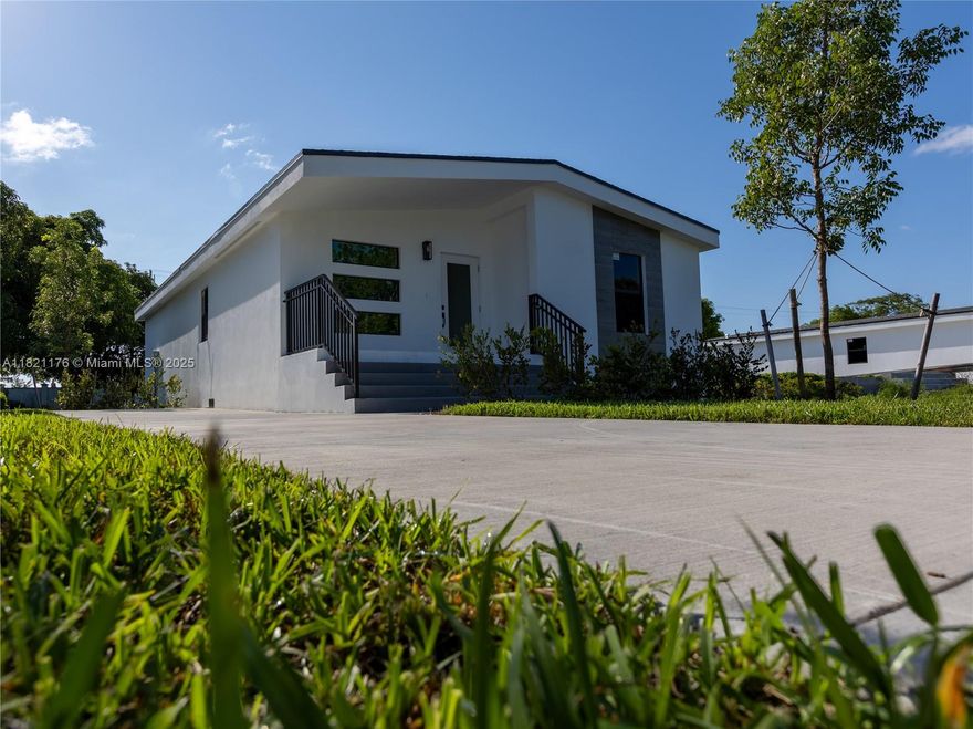 Brand-new construction in Pompano! Three spacious bedrooms, two beautifully designed bathrooms, and a generous 1,400 square feet of living space sitting on a 9,125 SF. Lot. Chef´s kitchen features modern white cabinets and stainless steel appliances. The open-concept layout seamlessly connects the kitchen to the living and dining areas, with ceramic floors offering practicality and durability, perfect for South Florida living. All set for you to make your move at the end of August. Whether you are looking for a place to call your own or an investment opportunity, this house offers a beautiful blank canvas ready for your unique touch. It is not a cliché to say that this unique home will not stay on the market long!