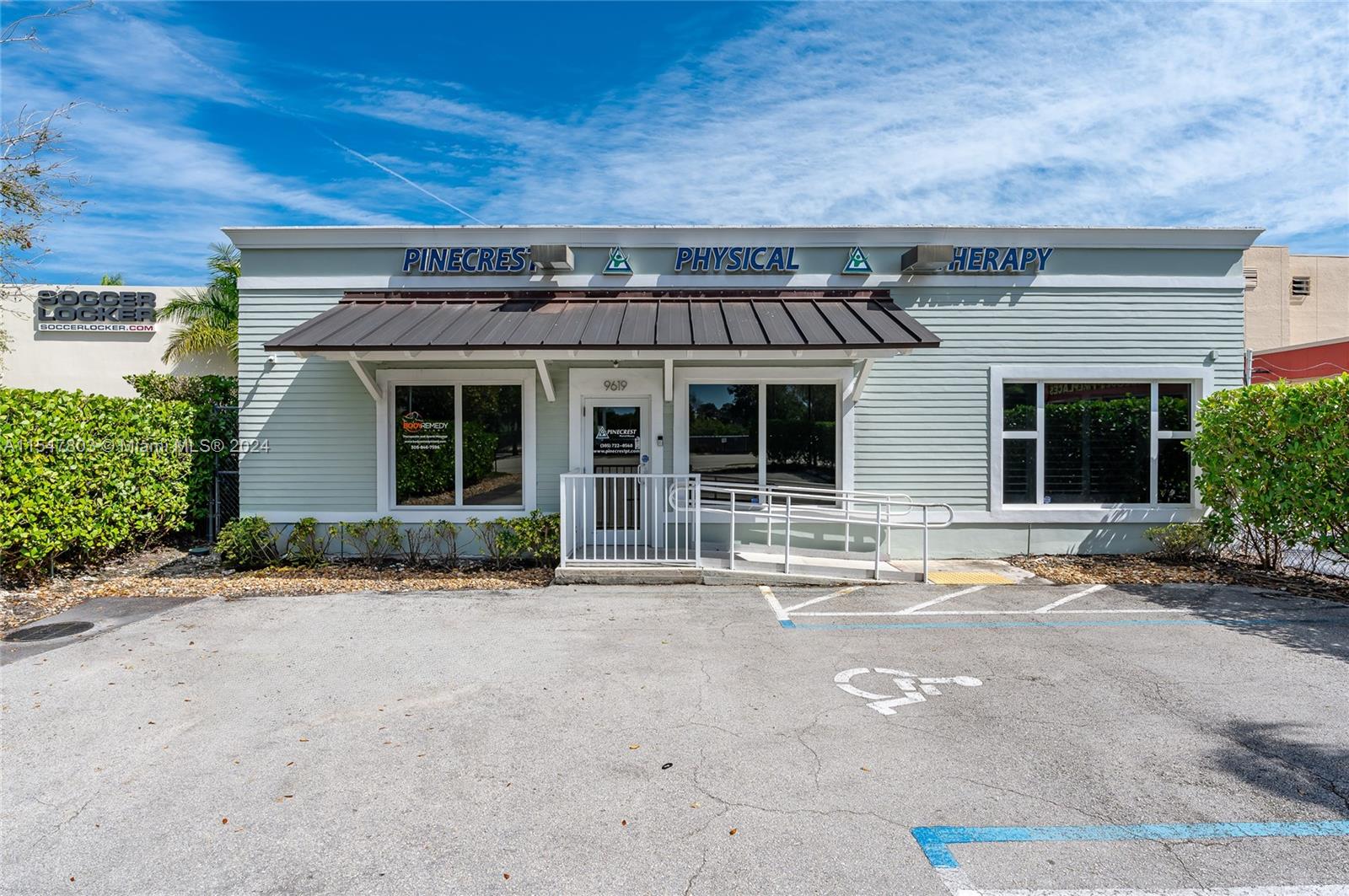 Free standing building offering direct frontage along much traveled S. Dixie Highway with an estimated daily traffic count of 32,000 vehicles on the northbound lanes. Conveniently located near the Palmetto Expressway and boasting 3,000 sq. ft. of total area, this building provides additional square footage with by way of a fully permitted and legal addition which is currently not reflected on the tax roll. This property also provides ample parking with 12 spaces at the front and the rear. Potential uses include office space, a medical center, or a retail establishment. Located in the Village of Pinecrest and also near Downtown Dadeland, this property is zoned 6100 Commercial-Neighborhood.