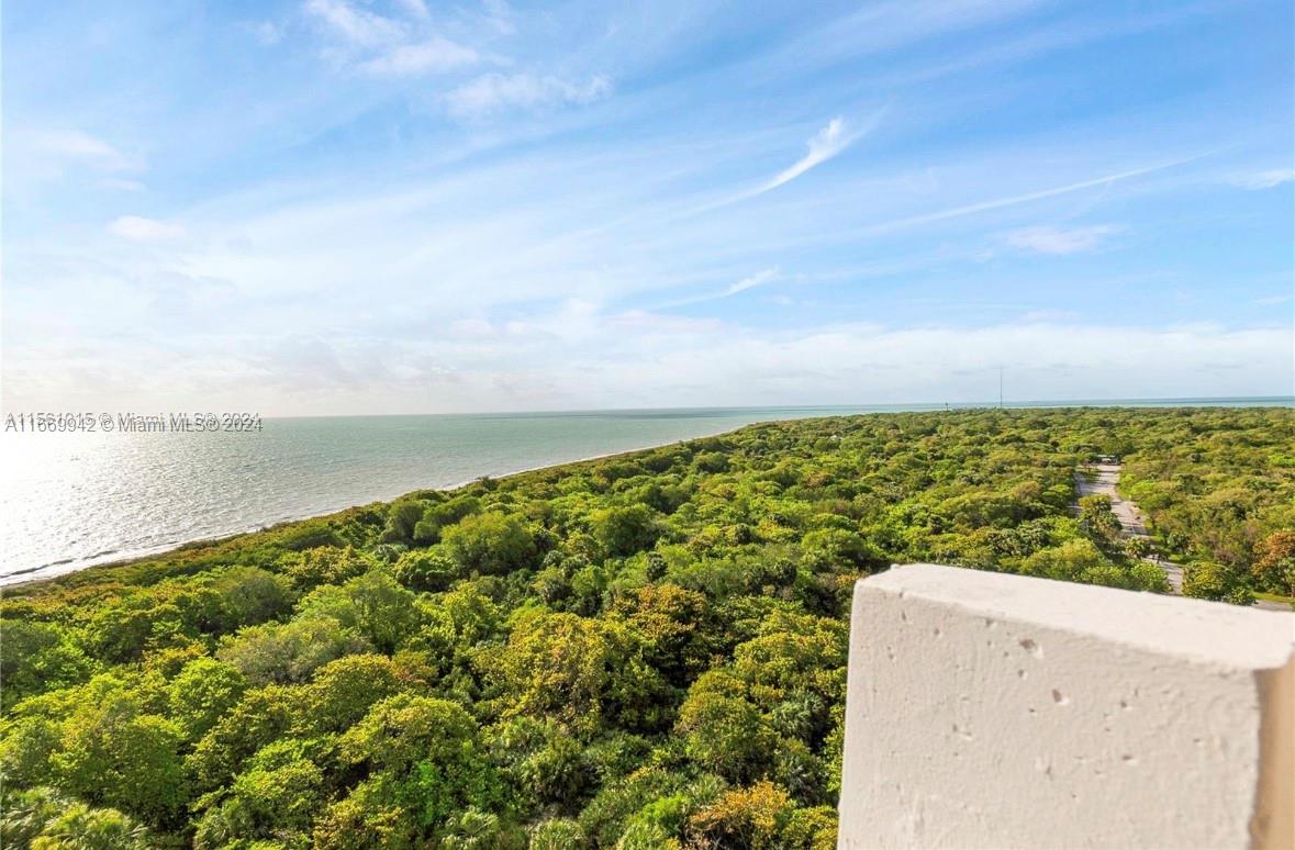 Stunning Ocean & State Park Views from this tastefully remodeled 07-line corner penthouse unit at the Towers of Key Biscayne. Completely remodeled 3/2 unit features top-of-the-line finishes including Porcelanosa floors & bathrooms, Italian cabinetry, quartz countertops, Sub-Zero & Bosch appliances, and floor to ceiling impact glass windows & doors. Unit also includes 2 covered parking spaces located on the upper level & a storage unit. This resort like development offers privacy, tranquility & amenities which include direct beach access, pools, tennis courts, fitness centers, party rooms, gourmet restaurant, billards / poker room, children's playroom, hair salon, outdoor grill, golf cart charging area, vehicle wash area, on-site management, guest parking, concierge, and 24 hour security.