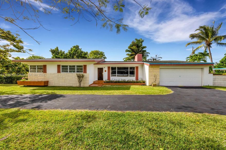 Charming Glenvar Heights pool home with original terrazzo and wood floors on a large lot! Beautiful large pool with a deep end. Spacious 2 car garage with a large circular driveway. LANDLORD PREFERS A 6 MONTH LEASE. Two wonderful fruit trees, producing the best tasty avocados and mangos in town. Close to Ludlam elementary and middle school, South Miami High School, St. Thomas the Apostle Catholic school, and Sunset Montessori school.