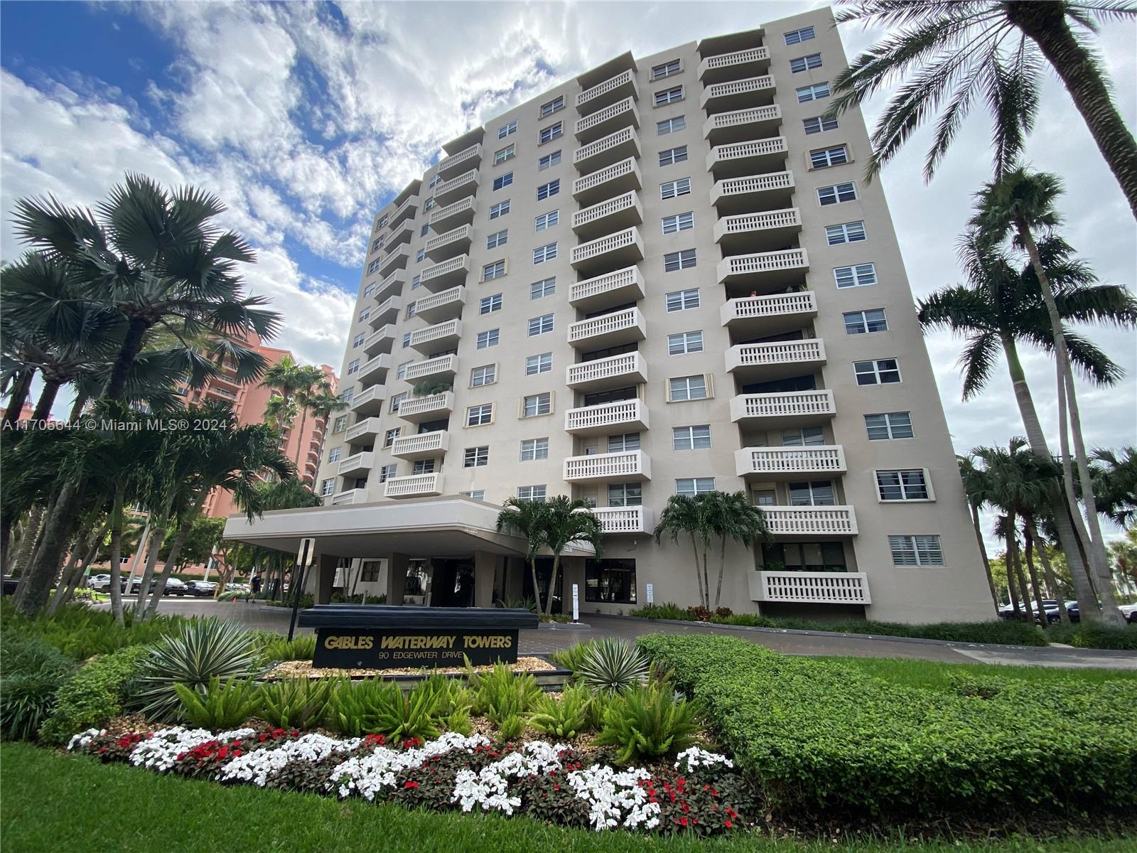 Property for Sale at 90 Edgewater Dr 805, Coral Gables, Broward County, Florida - Bedrooms: 1 
Bathrooms: 1  - $349,900