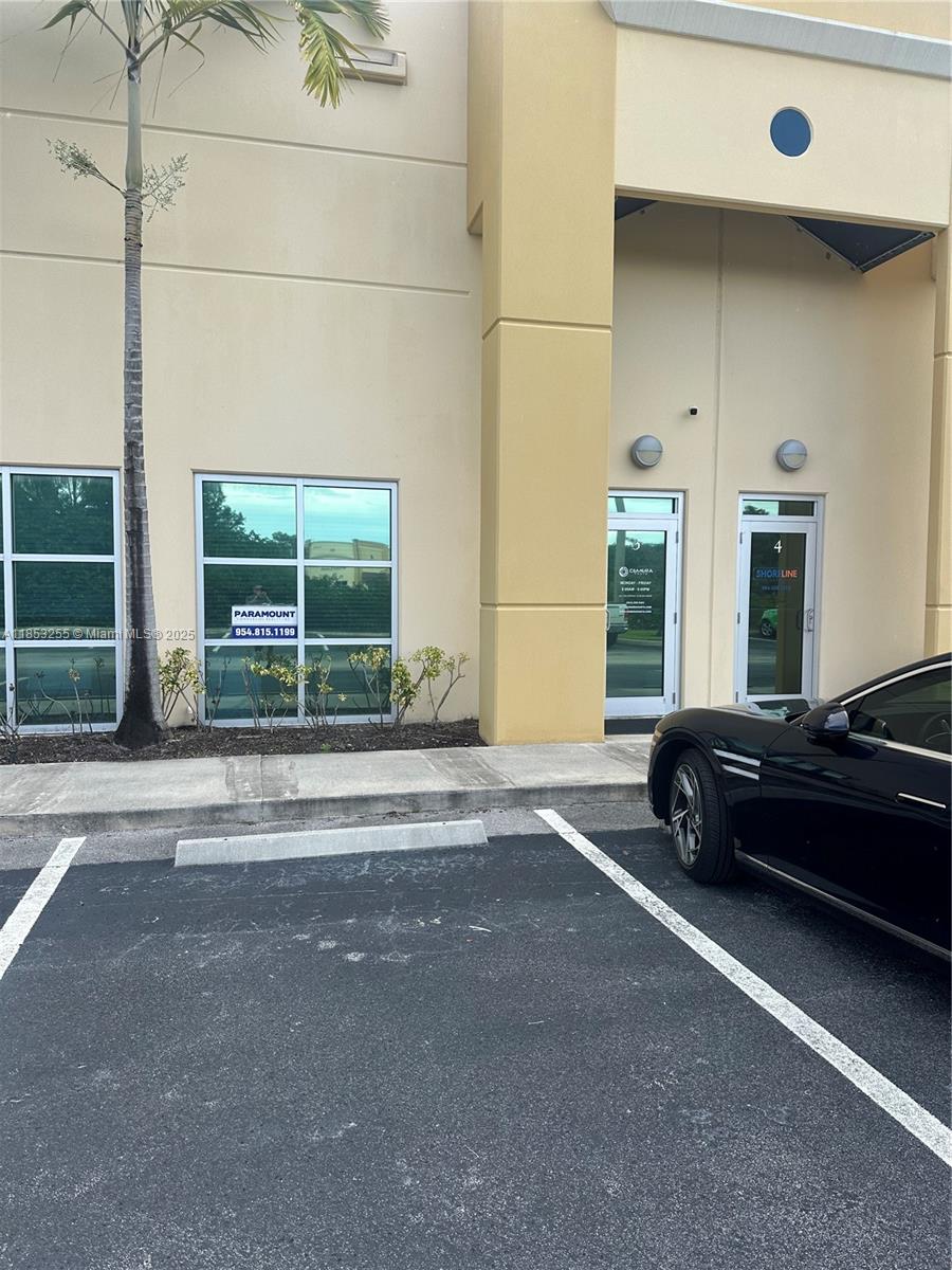 2300 SF Street Level Warehouse located at 595 Industrial Park. The Warehouse consists of 500 SF of Class A Office and 1800 SF of 20 foot clear warehouse. The pallet racks and office furniture are available.