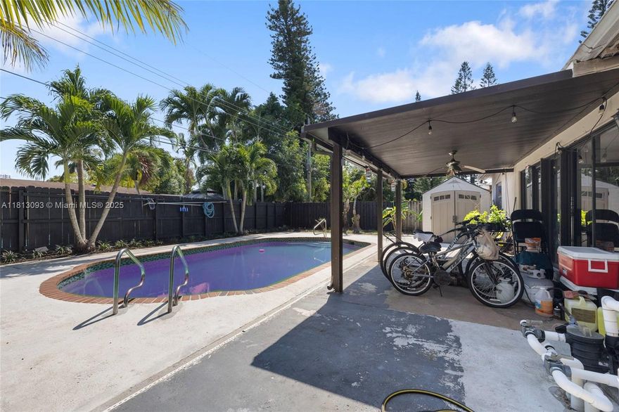 POOL! Well-maintained 3-bedroom, 2-bathroom single-family home located in a peaceful and secluded area of Margate. Offering 1,298 sq ft of interior space on a 6,005 sq ft lot, this home features a functional layout filled with natural light. The true gem is the private 15’x30’ pool and spacious backyard, ideal for outdoor entertaining, family gatherings, or simply enjoying the Florida sunshine. The kitchen boasts granite countertops, real wood cabinets, and stainless steel appliances. Tile floors throughout offer durability and easy maintenance. Comfort, privacy, and flexibility with no HOA. Conveniently located near parks, schools, shopping centers, and major highways, this home blends everyday convenience with a relaxing lifestyle that many seek in South Florida. No Flood Zone.