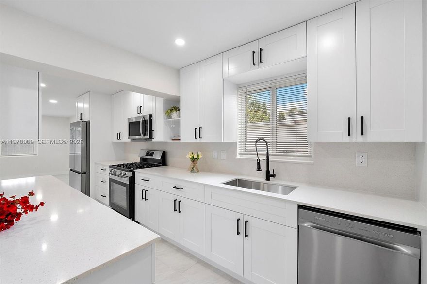 From the moment you step inside, you'll feel right at home! 
Offering just under 1,800 square feet of living space, this move-in ready 4-bedroom, 2-bath home features a welcoming layout designed for everyday living.
The updated kitchen includes modern cabinetry, countertops, and stainless steel appliances, creating a perfect gathering place for family meals and memories.
The spacious primary suite provides a private retreat with a spa-like bathroom, complete with a separate soaking tub, shower, and walk-in closet.
Enjoy added peace of mind with a newer roof (2021) and impact windows throughout. No HOA!
Turnkey and ready for its new owner.