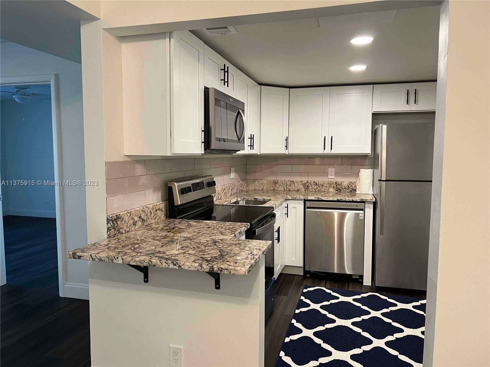 Be the first to live in this newly renovated Boca Raton condo with beautiful finishes! Two bedrooms and two bathrooms adjacent to FAU. New appliances and unlimited parking. Resort-like amenities including large pool. tennis, and clubhouse. Laundry on site on the first floor. Association approval takes up to 30 days. Bike storage. Secured building. Landlord wants 600+ credit score, clean background, and no eviction filings.