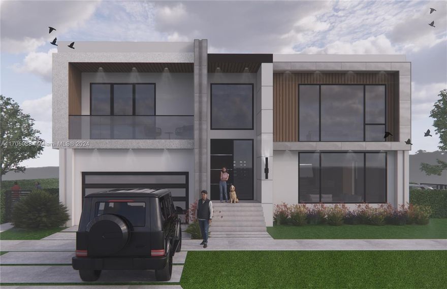 Land with fully approved plans and permits to build a 5 bedroom / 4 bathroom single family home with a 25 meter semi olympic swimming lap pool. 3,556 sqft living area in 10,281 sqft lot. Estimated completion time 14-16 months. Plans include italian kitchen, italian closets, porcelain flooring, bathrooms, lighting, Viking kitchen appliances, water heaters, security cameras, beautiful landscaping, carport covered parking for 2 cars and 25 meter semi olympic lap pool, Pickleball court optional.