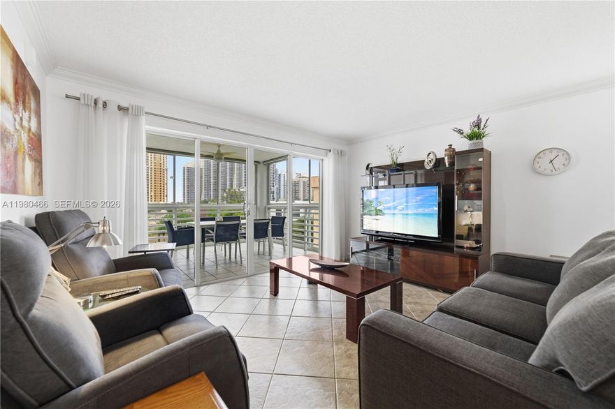 Spacious and bright 2-bedroom, 2-bathroom condo in the well-maintained Le Frontenac building in Sunny Isles Beach. This unit features a functional layout with abundant natural light, a private balcony, and in-unit laundry. The building offers gated entry, a pool, and assigned parking in a quiet boutique-style setting. Ideally located just a short walk to the beach, shopping, restaurants, parks, and A-rated schools. A great opportunity for a primary residence, vacation home, or investment in an excellent location.