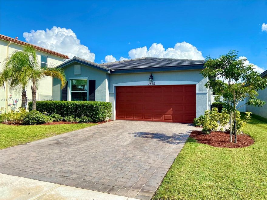 Experience the perfect blend of comfort, beauty, and safety in this remarkable 3-bedroom Plus Den home in Copper Creek, with open floor plan design, fully fenced backyard & large drive way. Walking distance to the best Elementary/Middle school, this property is perfect for families seeking a tranquil and top-tier education- focused community. This home offers generously sized bedrooms and a large den, high volume ceilings, 2 car garage, full hurricane protection, high-quality finishes, modern appliances, new upgraded tiles in all bedrooms, water softening system, outdoor space with a covered terrace, perfect for relaxation and entertainment. Copper Creek is a gated community with clubhouse,gym, party room,community pool,kids pool,picnic area, basketball court, & playground area.