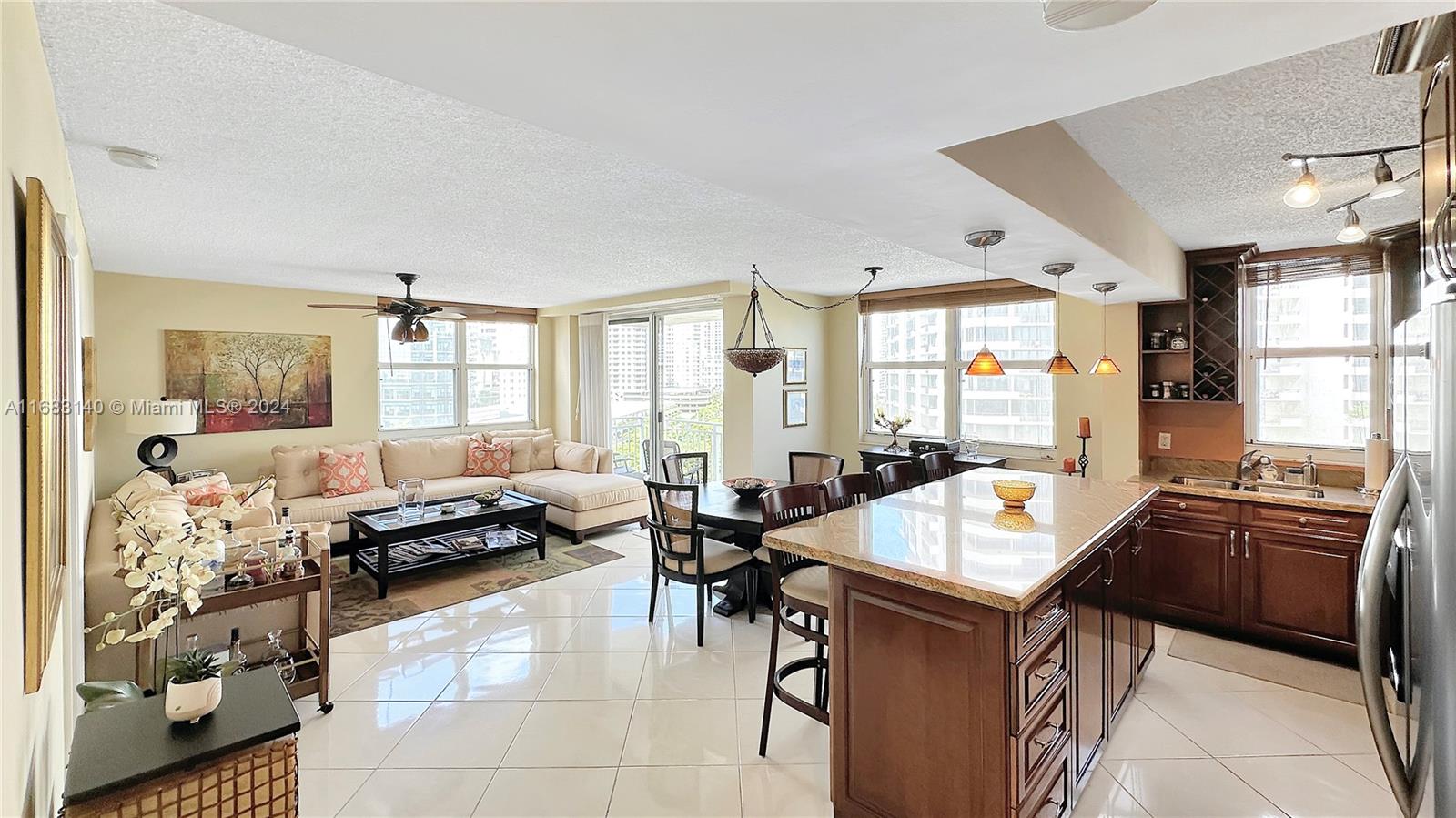 Property for Sale at 770 Claughton Island Dr 1101, Miami, Broward County, Florida - Bedrooms: 2 
Bathrooms: 2  - $675,000