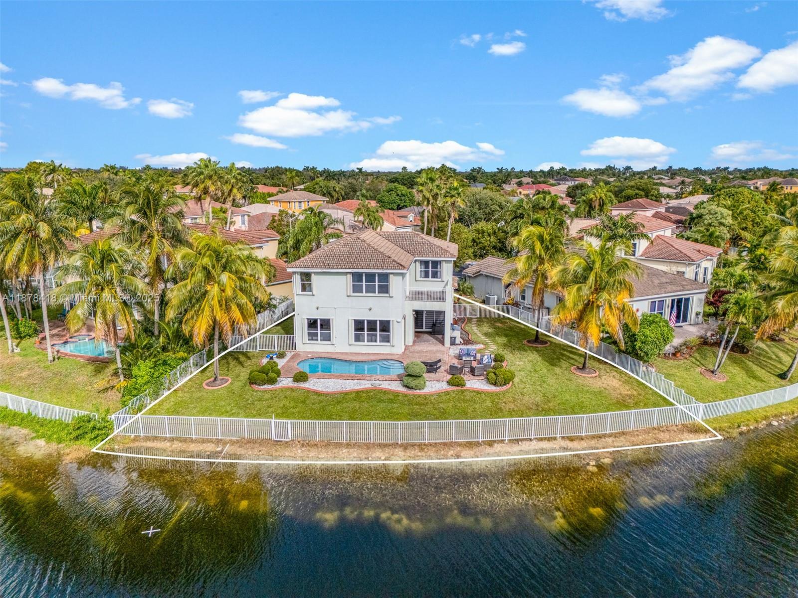 Experience breathtaking Waterview and stunning sunsets on this beautiful single-family home in the gated community of Monarch Lakes, Miramar. This two-story house features 4 bedrooms, 3 bathrooms, a 2-car garage, a patio, a laundry room, a waterfront pool, spacious walking closets and more. The home offers a fantastic family floor plan perfect for gatherings and entertainment with amazing water views. Enjoy kayaking the waterways and soaking in the sunsets. RENT INCLUDES: Pool & Yard Maintenace. Situated on a 9,179 sq. ft. lot and 3,080 living space within a quiet cul-de-sac. Amenities: Community pool, Tennis, Basketball and Playground. This property is conveniently close to I-75, the Turnpike, schools, shopping centers, parks, and more. This remarkable property awaits your visit!