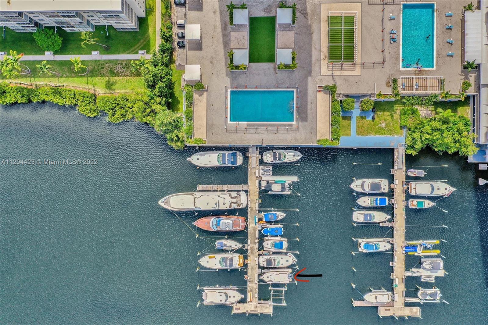 DEEDED BOAT SLIP FOR SALE IN THE HEART OF AVENTURA ON MAULE LAKE WITH DIRECT ACCESS TO THE INTRACOASTAL AND OCEAN. THE PRIVATE MARINA INCLUDES WATER AND ELECTRICITY AT EACH SLIP. OWNER OF BOAT SLIP MUST BE RESIDENT OF DEL PRADO CONDO. IF YOU ARE NOT AN OWNER OF A UNIT AT DEL PRADO YET, A 2/2 BDR FULLY RENOVATED APARTMENT IS AVAILABLE FOR ADDITIONAL PRICE.