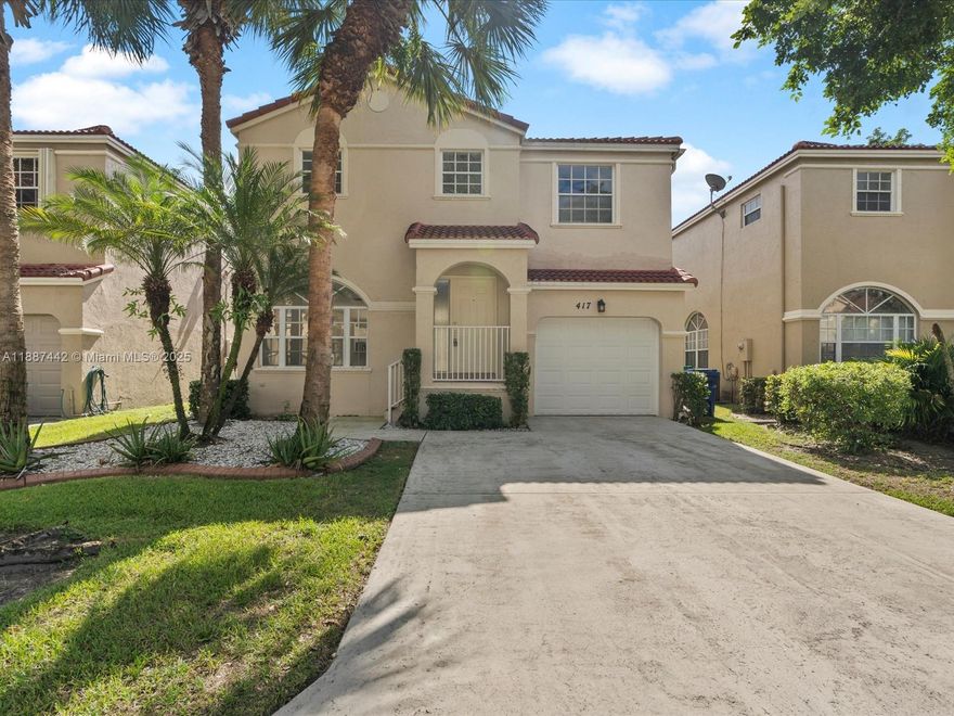 Beautifully renovated home! Featuring a modern kitchen with new cabinetry and appliances, remodeled bathrooms, and upgraded LED lighting throughout, this home blends style and comfort. Located in a sought-after neighborhood known for its tree-lined streets, excellent schools, and convenient access to shopping, dining, and parks, it offers the perfect setting for both relaxation and community living. Move-in ready and designed to impress! Renovated Coral Springs home with new kitchen, remodeled baths & LED lighting in a desirable neighborhood near top schools, parks & shopping. HOA is $140 per month.