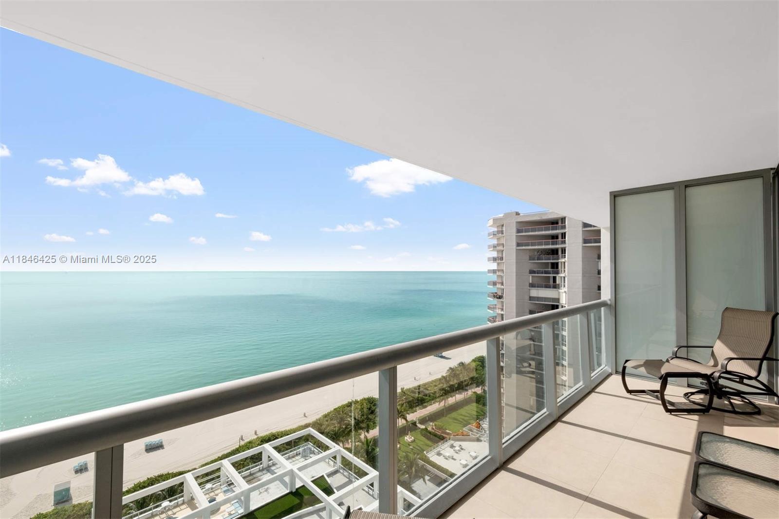 Welcome to this luxurious beachfront retreat at the Carillon Wellness Resort; this highly sought-after direct ocean 1-bedroom 1.5-bathroom (plus sleeper sofa) located within the exclusive residence tower rarely comes to market. This stunning residence offers unparalleled modern elegance, breathtaking ocean views, and access to world-class amenities, a full-service beach, and four heated pools. The open floor plan creates an inviting ambiance, seamlessly blending the living, dining, and kitchen areas. Floor-to-ceiling windows bathe the space in natural light while providing uninterrupted vistas of the azure Atlantic Ocean. Available for winter season lease (6-month min).