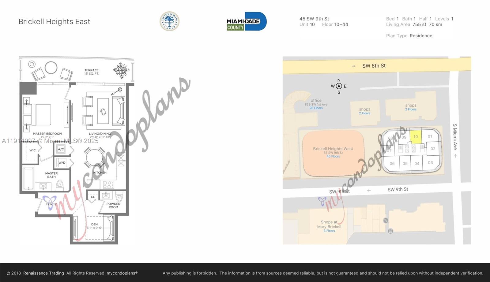 BRICKELL HEIGHTS EAST CON - Residential Lease