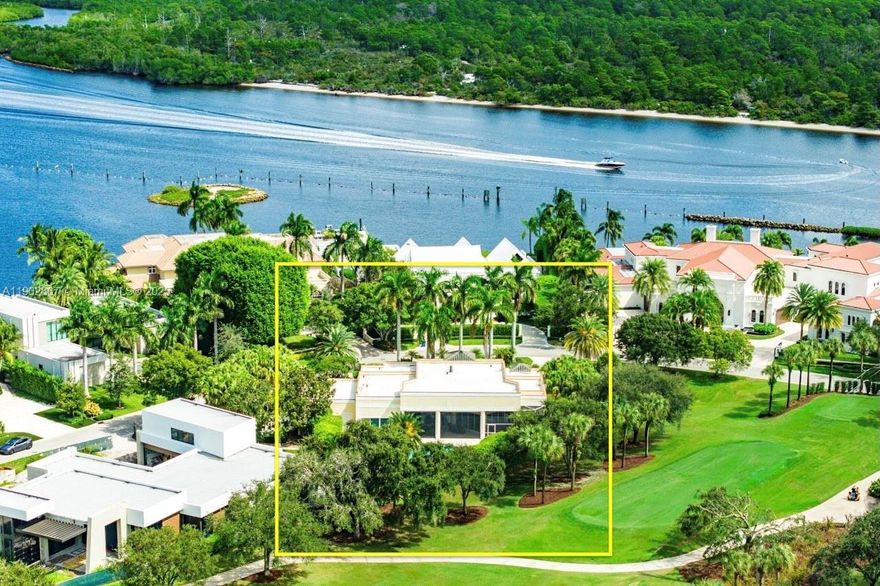 Exceptional opportunity in Admirals Cove! Situated on a rare .65-acre golf course lot along prestigious Spyglass Lane, this single-story CBS home offers 4,393 sf under air & over 6,100 total sf. Garage accommodates two cars + one golf cart.  High ceilings, open living areas, large kitchen, & expansive primary suite. Screened patio, pool, and lush landscaping create serene outdoor living. Ideal to enjoy as is, renovate, or rebuild a new estate potentially capturing Intracoastal views. Surrounded by new luxury homes.  Moments from the Club at Admirals Cove's exceptional amenities & activities. 
Buyers with a fully executed contract entered into before 11/1/25 will not have to pay the Club's announced increase in its nonrefundable initiation fee even if closing occurs on or after 11/1/25.