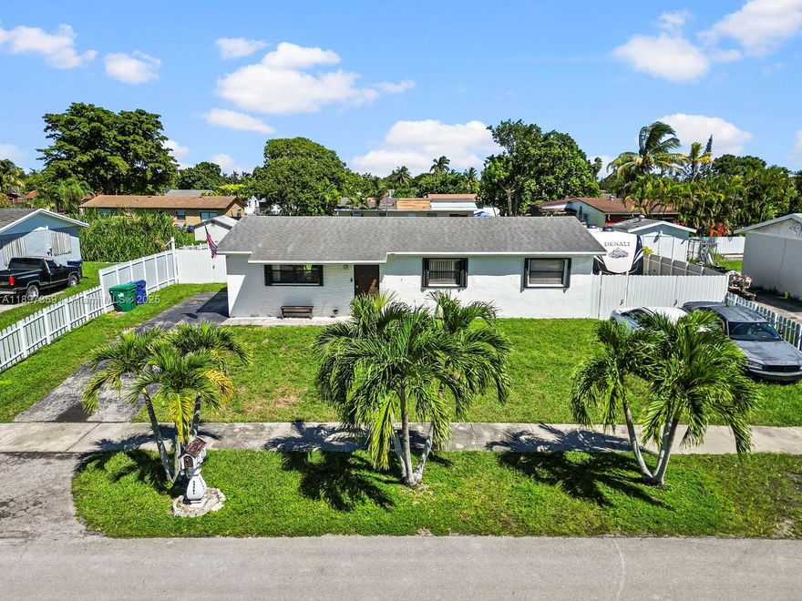 Affordable Single Family Home with NO HOA!  This 3 bedroom 2 bath home offers a new roof in 2017. granite counter tops, stainless steel appliances, tile throughout new A/C 2021 and a fenced back yard.  Located close to shopping dining and easy access to the FL Turnpike.