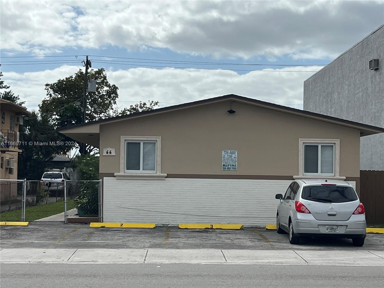 Perfect location in Central Hialeah. This spacious 1/1 has central AC, assigned parking space, and laundry facilities. Remodeled kitchen and bathroom, tie floors and impact windows & door and walk-in closet. 1st month's rent & 2 month's security deposit.