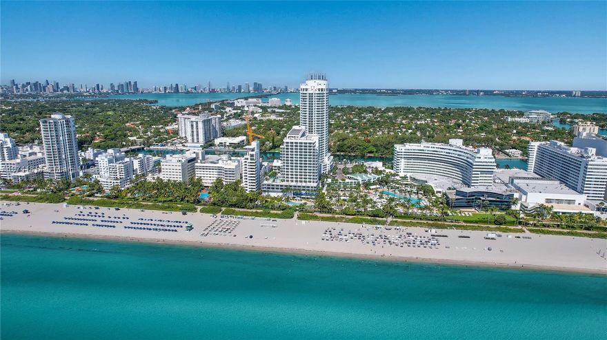 Beautiful Jr Suite w/ocean & pool views at The Fontainebleau III. Enjoy full service, vacation-style living in a furnished turnkey unit with king bed, sleeper sofa & more. Enroll in hotel rental program & receive income while away! The Fontainebleau Resort offers luxury amenities on 22 oceanfront acres including award-winning restaurants, LIV night club, Lapis spa & state-of-the-art fitness center. Maintenance includes: AC, local calls, electricity, valet + daily free breakfast in the owners lounge.