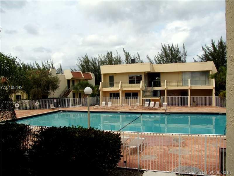 Back on market! Lovely 1 bdrm/1 bath condo on 2nd floor with balcony overlooking pool. Recently renovated with fresh paint, ceramic tile, new oven, garbage disposal, A/C & water heater. Garden style building conveniently located in the Falls close to shopping, restaurants, public transportation, parks, etc. Amenities include pools, clubhouse, tennis courts, community laundry room, playground, security, guard gate and plenty of parking. Must have good credit, background check and proof of income.