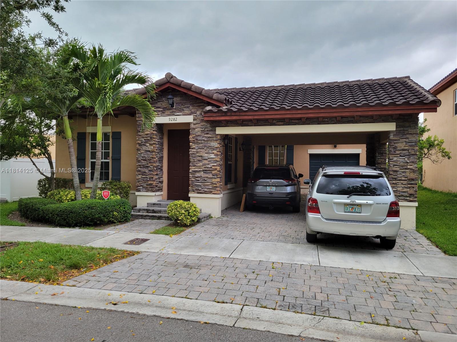 Rental Property at 9282 Sw 171st Ct, Miami, Broward County, Florida - Bedrooms: 3 
Bathrooms: 2  - $3,500 MO.