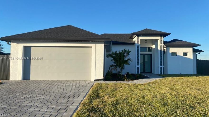 This gorgeous pool home offers 4 bedrooms, 3 bathrooms, and a 2-car garage, and is truly move-in ready. Meticulously maintained and built with remarkable attention to detail, it features premium upgrades throughout that make it stand out in today’s market. Located on a desirable corner lot in NW Cape Coral, the property combines style, comfort, and functionality. Homes like this are rarely available—combining quality, location, and design in a way that is almost one-of-a-kind. No HOA here.